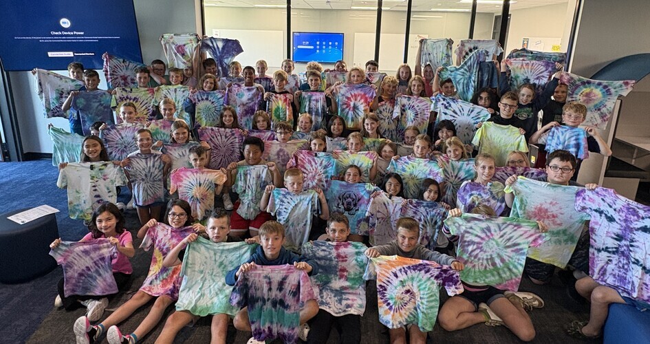 5th Grade tie dye