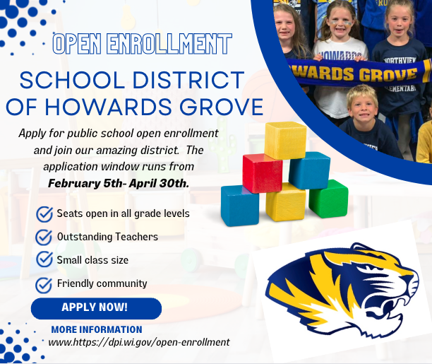 Enrollment Howards Grove School District